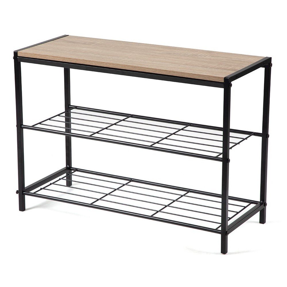 E-shop Čierny oceľový stojan na topánky 63x44x30 cm Asten – Bonami Essentials