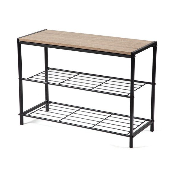 Čierny oceľový stojan na topánky 63x44x30 cm Asten – Bonami Essentials