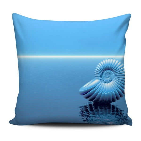 Vankúš Home de Bleu Tropical Conch, 43 x 43 cm