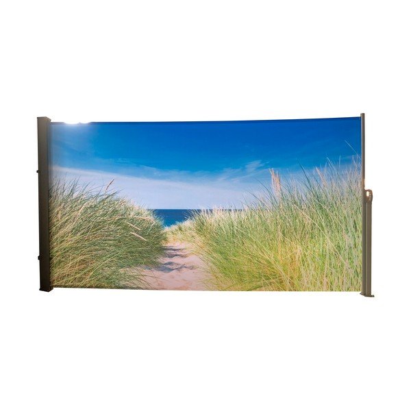 Kovovo-látková balkónová zástena 300x160 cm – Garden Pleasure