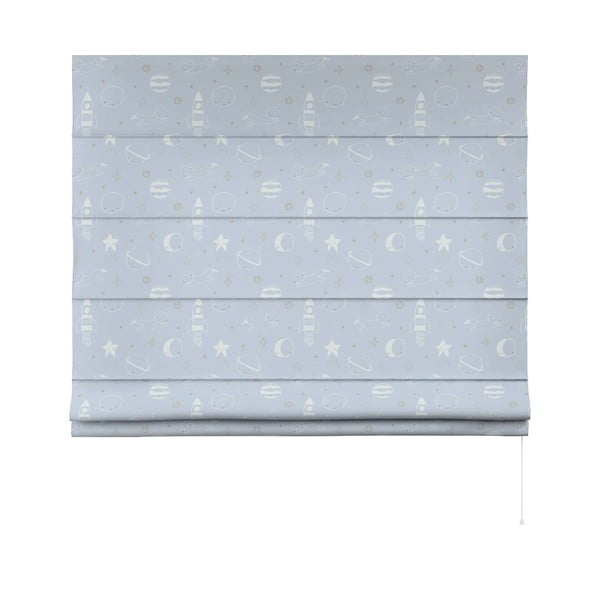 Modrosivá detská roleta 170x130 cm Magic - Yellow Tipi-image-3