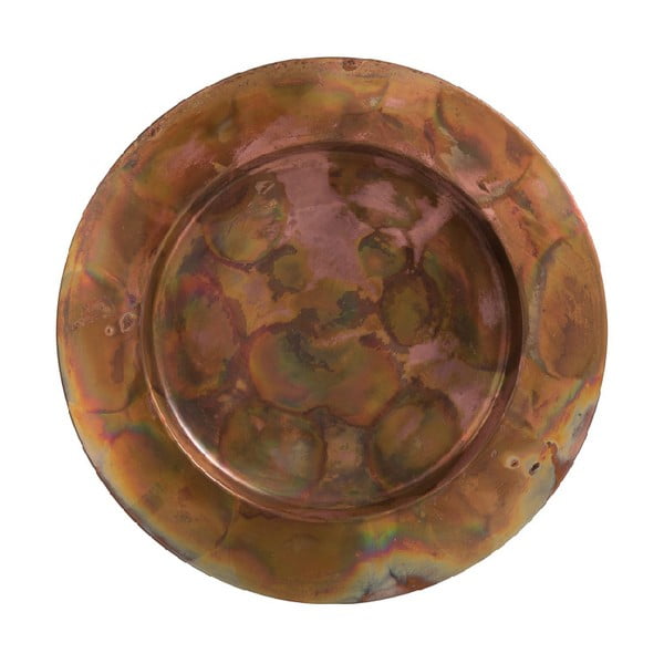 Kovový dekoratívny tanier J-Line Platoon, ⌀ 36 cm