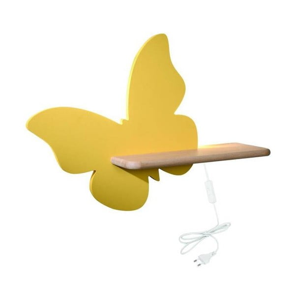 Žlté detské svietidlo Butterfly - Candellux Lighting