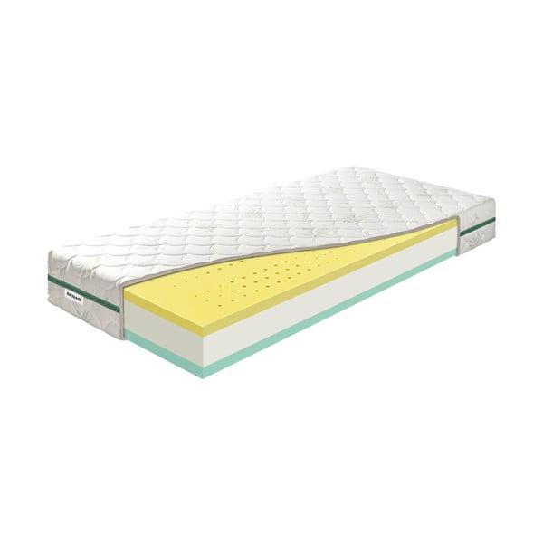 Tvrdý/stredne tvrdý penový obojstranný matrac 160x200 cm BonReFresh BIO - BENAB-image-2