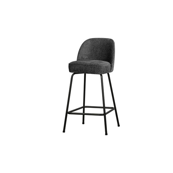 Svetlomodrá zamatová barová stolička (výška sedadla 64 cm) Vogue – WOOOD-image-1