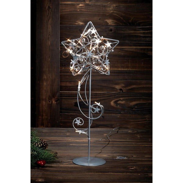 Stojacia LED svietiaca dekorácia Markslöjd Hagaberg Silver-image-1