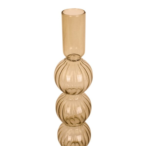 Svetlohnedý sklenený svietnik PT LIVING Bubbles-image-2