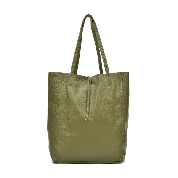 Zelená kožená taška cez rameno Sofia Cardon Easy
