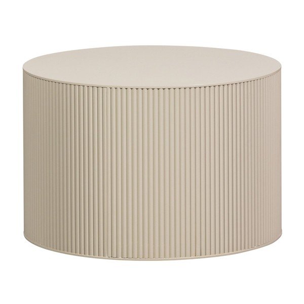 Béžový okrúhly konferenčný stolík ø 60 cm Sanne – WOOOD