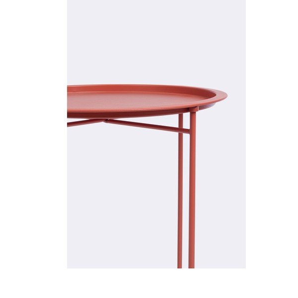 Oceľový okrúhly záhradný stolík ø 46 cm Austin – Bizzotto-image-1