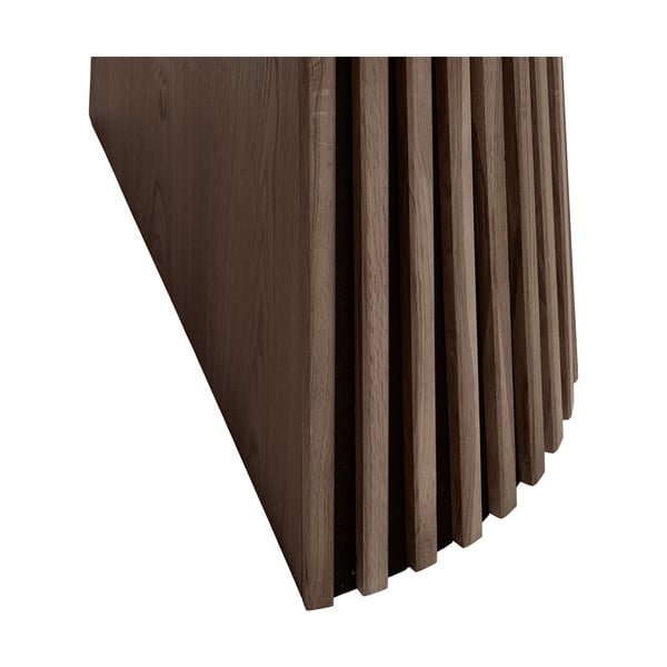 Okrúhly rozkladací jedálenský stôl s doskou v dubovom dekore ø 120 cm Osaka – House Nordic-image-4