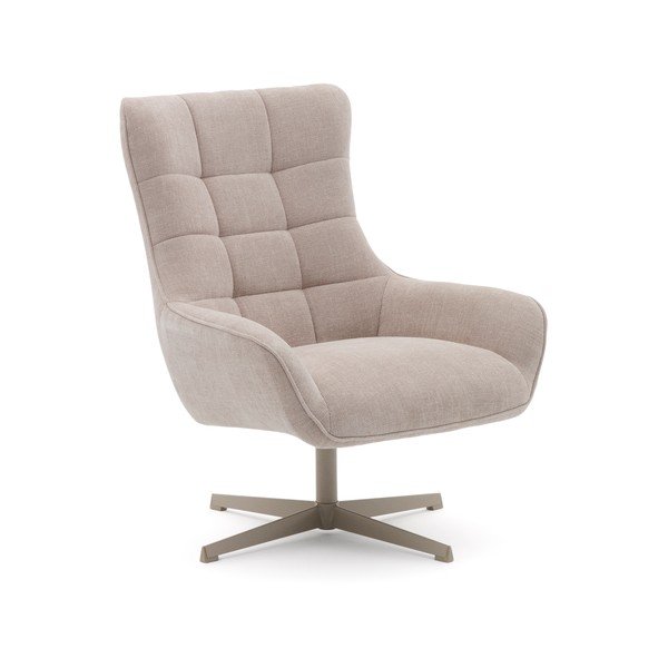 Béžové otočné ženilkové kreslo Teryl – Kave Home