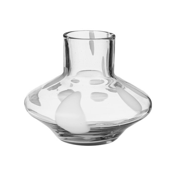 Sklenená ručne vyrobená váza (výška  28 cm) Glom – noo.ma