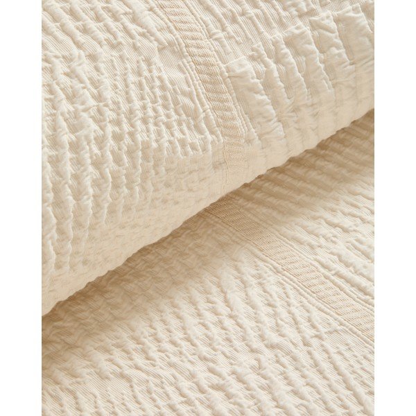 Krémovobiely pléd 240x260 cm Raylo – Kave Home-image-4