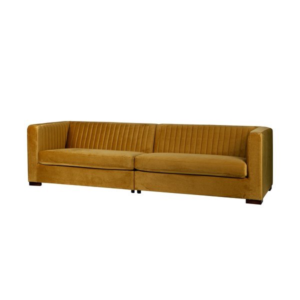 Tmavooranžová pohovka BePureHome Nouveau-image-4