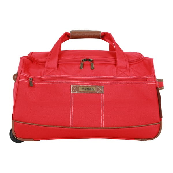 Červená cestovná taška do ruky Murano Adventure
