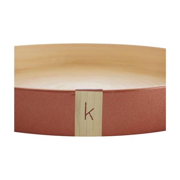 Servírovací podnos z bambusu v bronzovej farbe Premier Housewares, ⌀ 35 cm-image-3