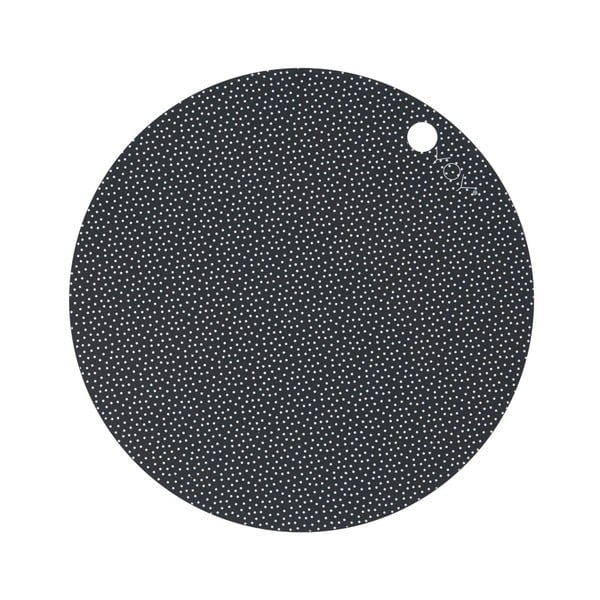 Sada 2 vzorovaných silikónových prestieraní OYOY Dot, ⌀ 39 cm