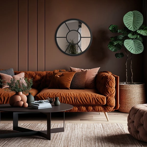 Nástenné zrkadlo ø 50 cm Helen - Styler-image-1