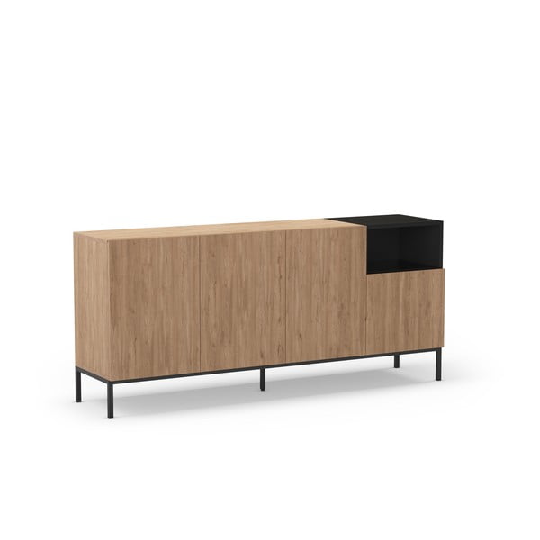 Komoda v prírodnej farbe 180x80 cm Cailin – Marckeric-image-1