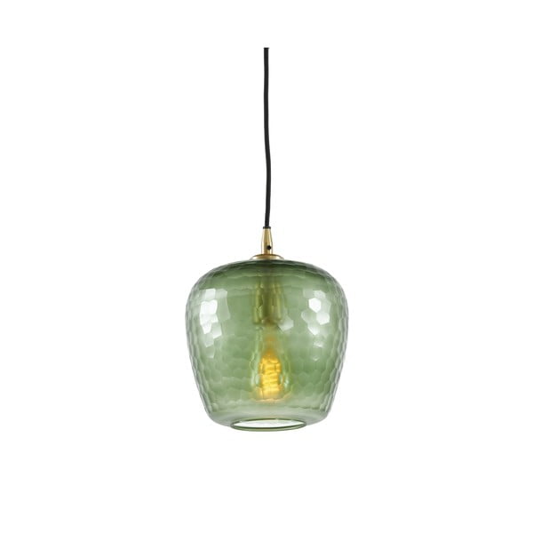 Zelené stropné svietidlo so skleneným tienidlom ø 17 cm Danita - Light & Living
