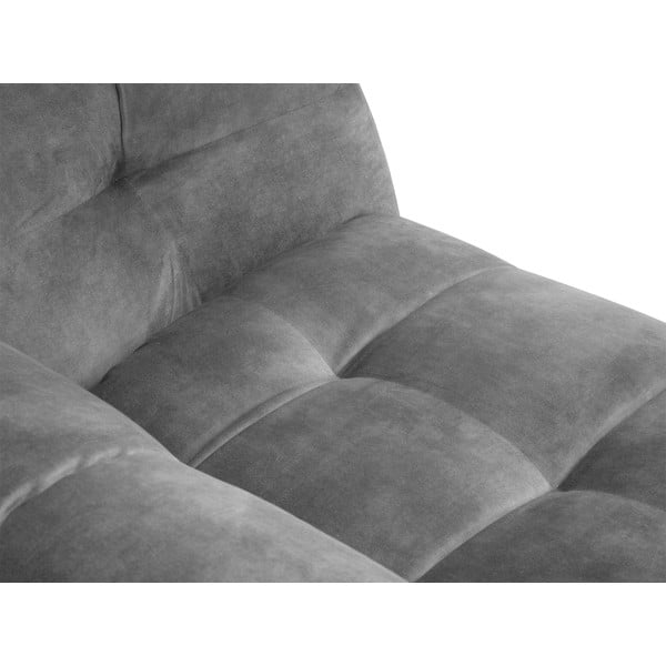 Sivá zamatová pohovka Windsor & Co Sofas Vesta, 208 cm-image-1