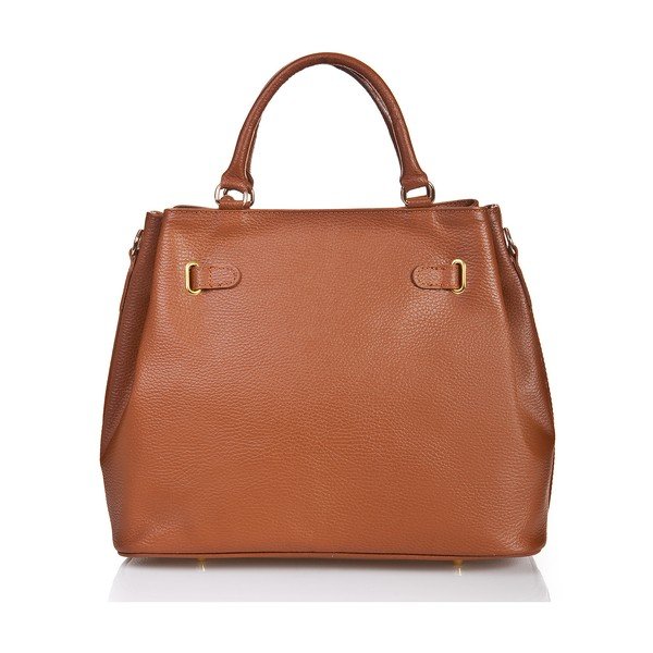 Koňakovohnedá kabelka Massimo Castelli Petronella Cognac-image-1