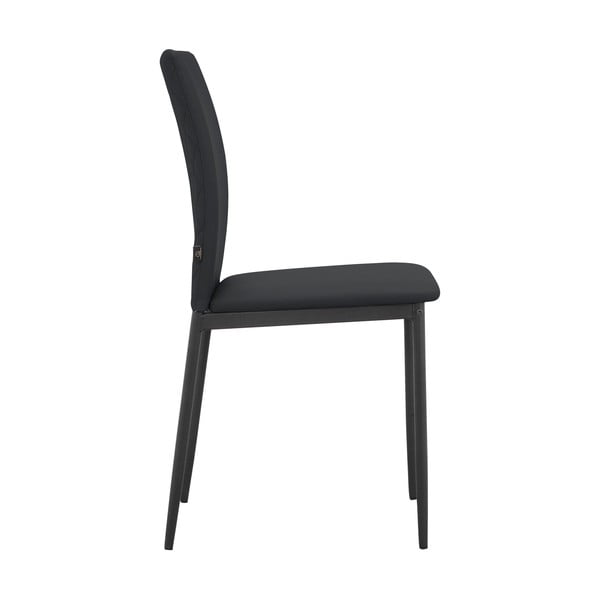 Čierne jedálenské stoličky z imitácie kože v súprave 2 ks Pavia – Støraa-image-2