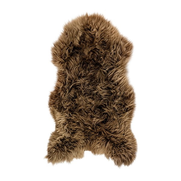 Hnedá ovčia kožušina Arctic Fur Swedo, 110 × 60 cm