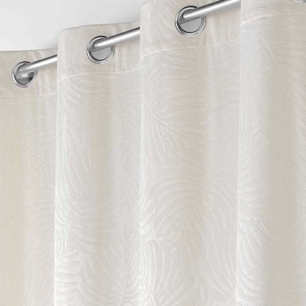 Krémový zamatový záves 140x240 cm Analia – douceur d'intérieur-image-1