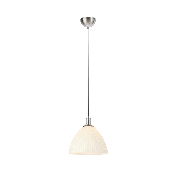Biele sklenené závesné svietidlo ø27,5x28 cm Ro – Markslöjd