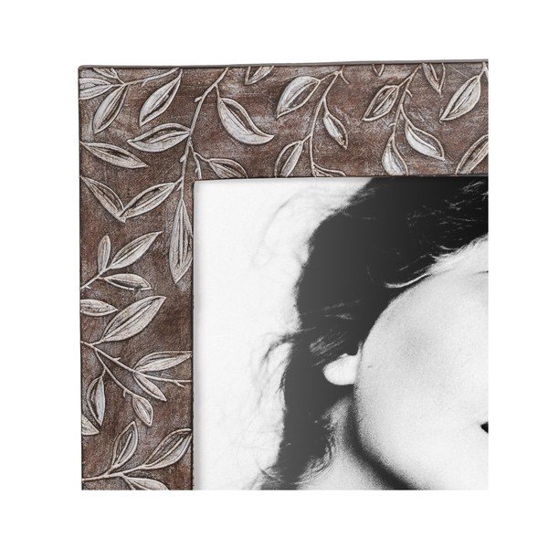 Hnedý polyresínový stojací rámček 16x21 cm – Ixia-image-2