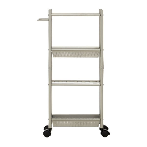 Kovový servírovací stolík na kolieskach 16x40 cm Dara – Premier Housewares-image-2