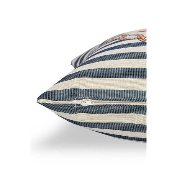 Obliečka na vankúš Maritim  Framed Blue, 45 x 45 cm-image-1