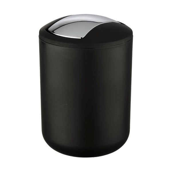 Čierna plastová súprava doplnkov do kúpeľne Brasil – Wenko-image-3