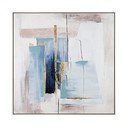 Ručne maľovaný obraz s rámom/na plátne 88x88 cm Crown – Bizzotto