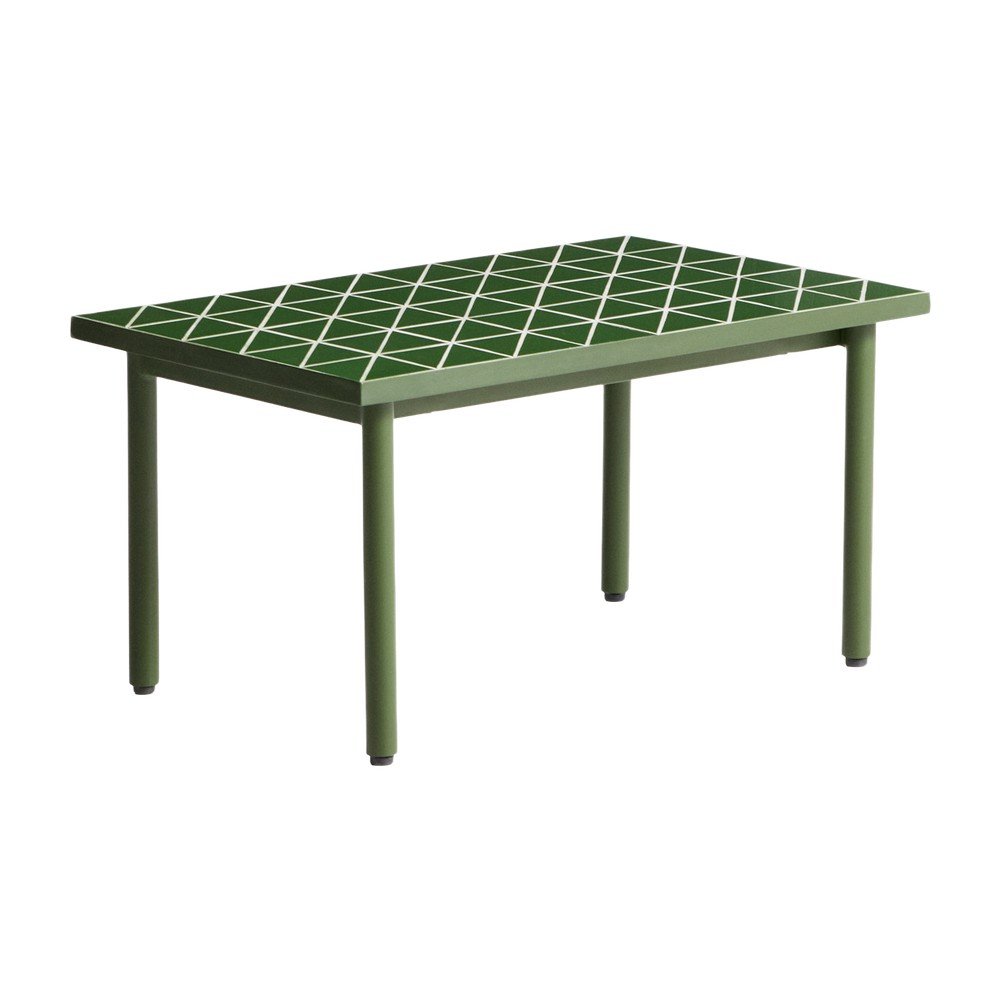 E-shop Záhradný stolík s keramickou doskou 51x81 cm Maurina – Kave Home