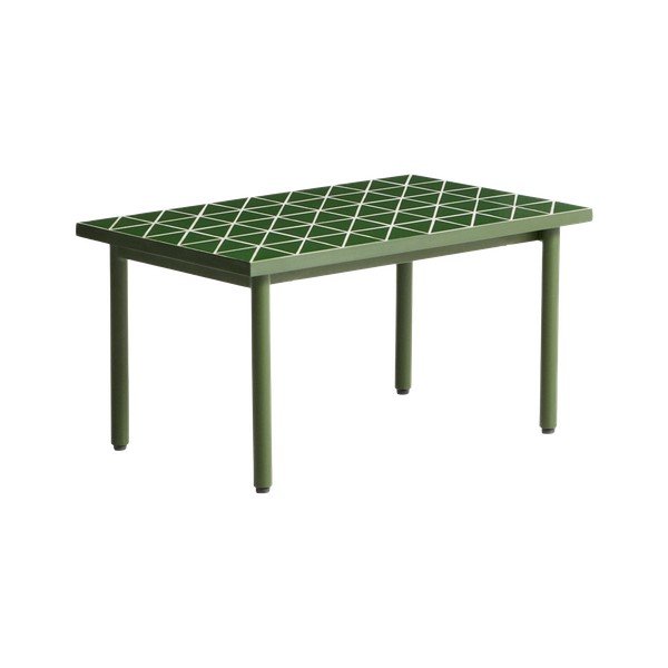 Záhradný stolík s keramickou doskou 51x81 cm Maurina – Kave Home