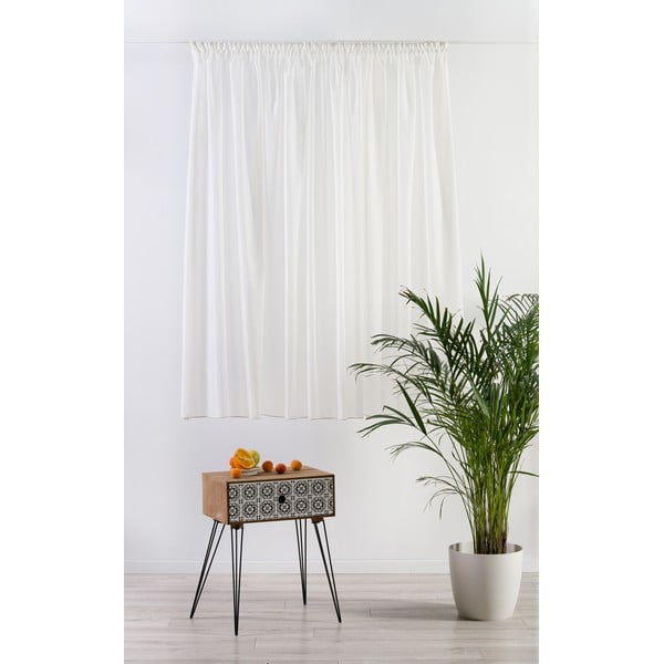 Krémovobiela záclona 280x160 cm Barbara - Mendola Fabrics-image-2