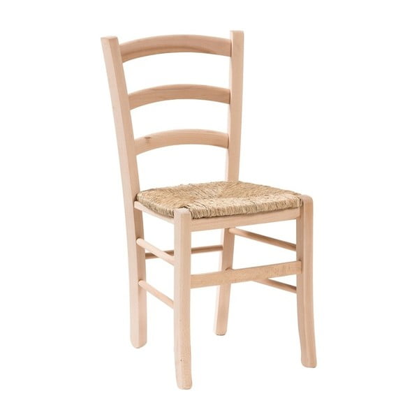 Svetlohnedá stolička z bukového dreva Biscottini Alis
