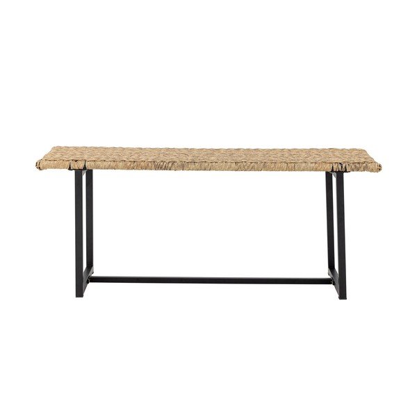 Ratanová záhradná lavica v prírodnej farbe Adilly – Bloomingville