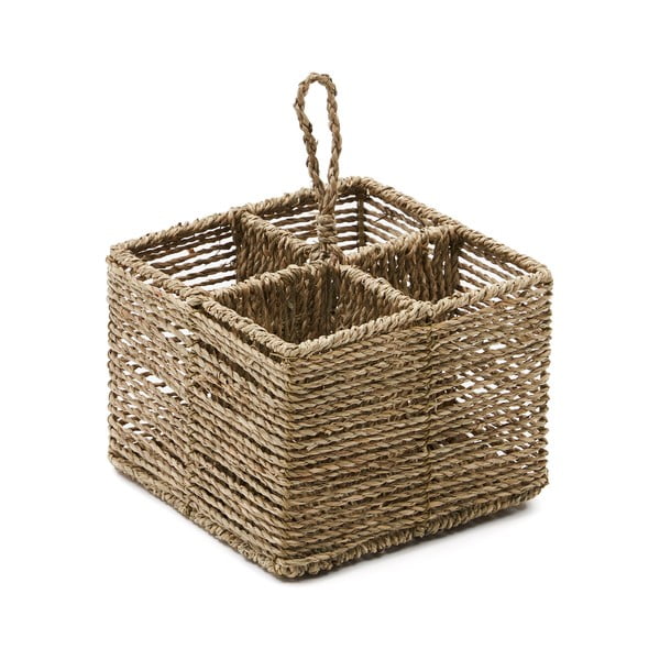 Stojan na kuchynské náčinie z morskej trávy Tossa – Kave Home-image-2