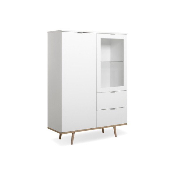 Biela vyššia komoda Intertrade Göteborg-image-1