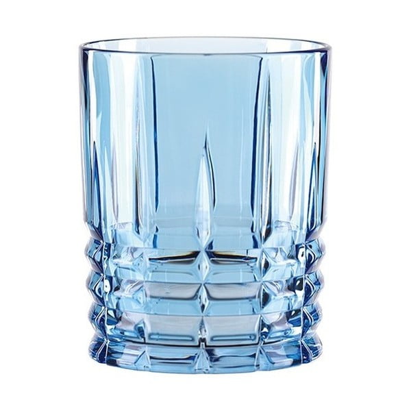 Modrý pohár na whisky z krištáľového skla Nachtmann Highland Aqua, 345 ml