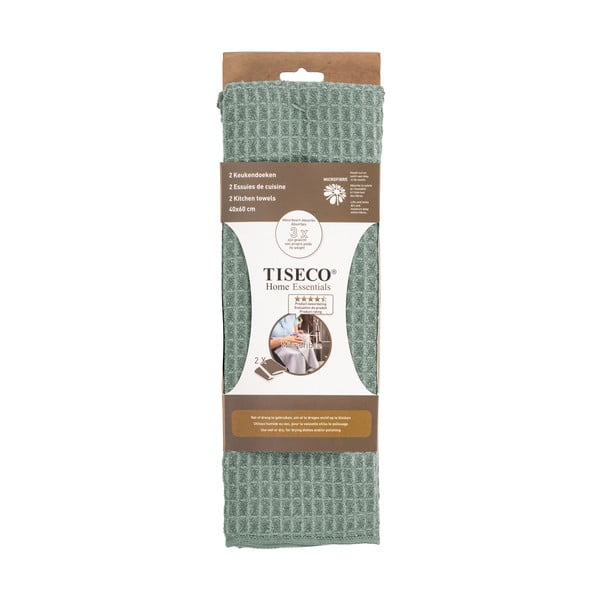 Utierky v súprave 2 ks z mikrovlákna 40x60 cm Waffle – Tiseco Home Studio-image-2