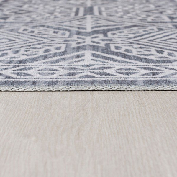 Sivý prateľný koberec 290x200 cm Cora - Flair Rugs-image-4