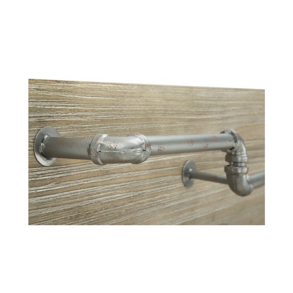 Nástenný držiak na fľašky a poháre Mauro Ferretti Pipe Bar, 30 × 70 cm-image-4