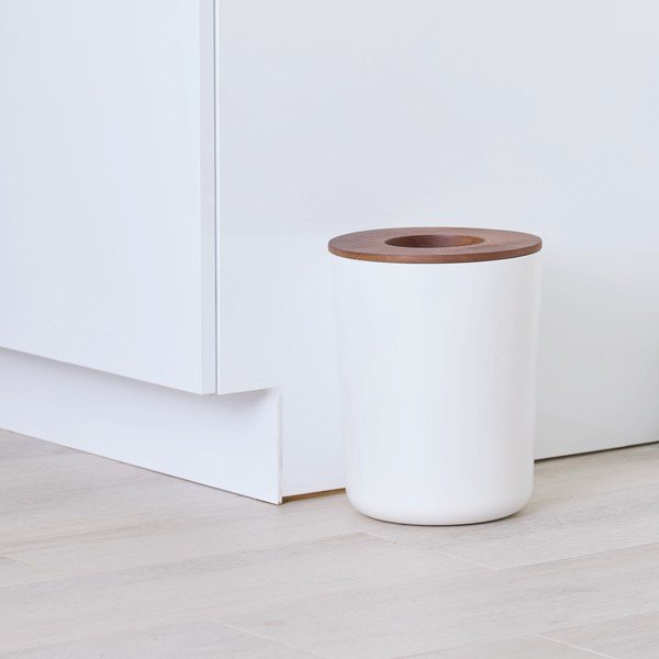 Biely odpadkový kôš iDesign Eco Vanity-image-3