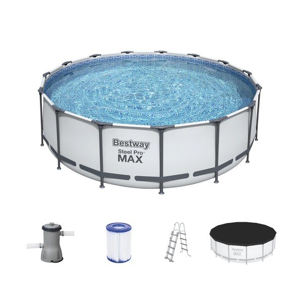 Bazén s pevnou konštrukciou ø 457 cm hĺbka 122 cm Max – Bestway-image-2