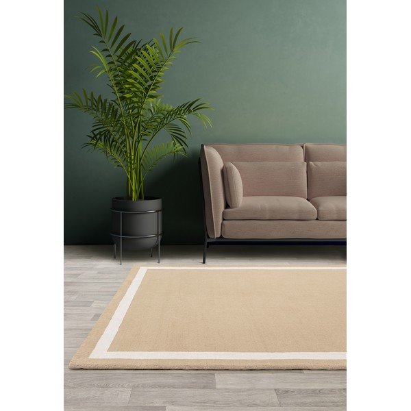 Béžový ručne tkaný vlnený koberec 68x240 cm Albi – Asiatic Carpets-image-1